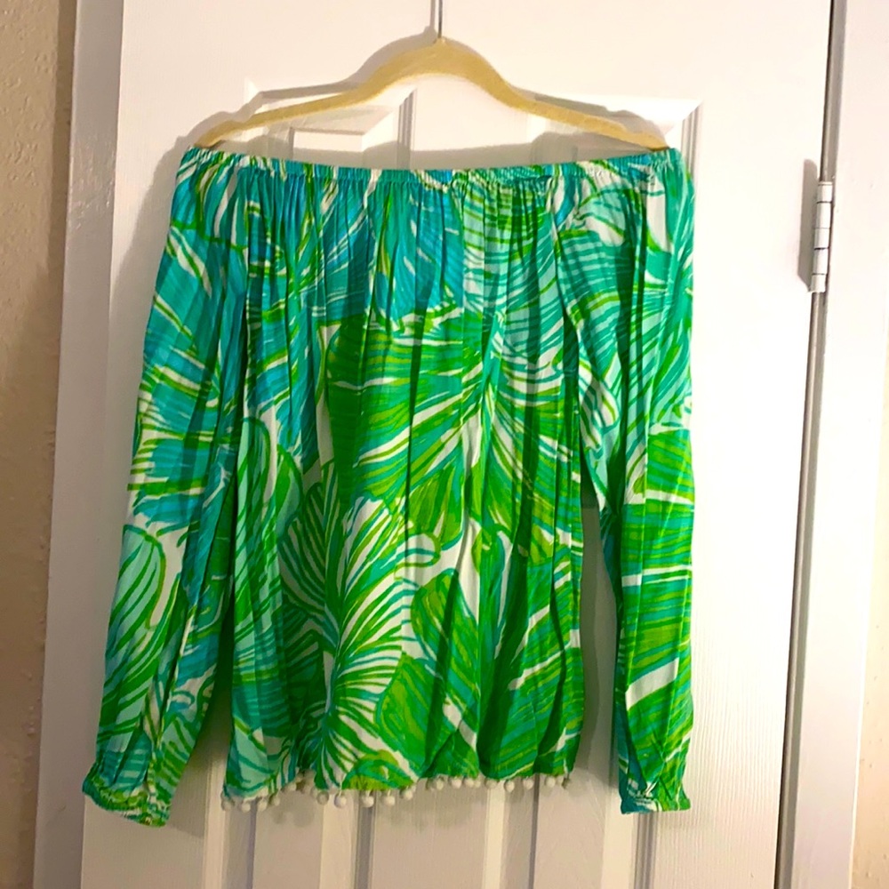Lilly Pulitzer Off the Shoulder Top